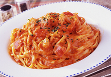 Honzuwaiganito ebino tomato cream sauce pasta