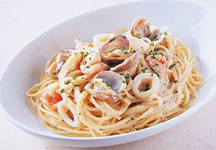 Shinsen gyokai no cream sauce pasta