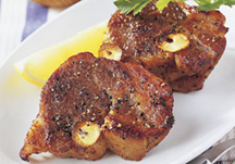 Grilled Pork with Pink Pepper