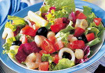 Grilled Seafood Marinade Salad
