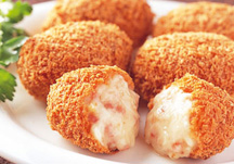 Cream Croquettes of Special Raw Ham