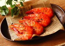 Grilled Whole Shrimp