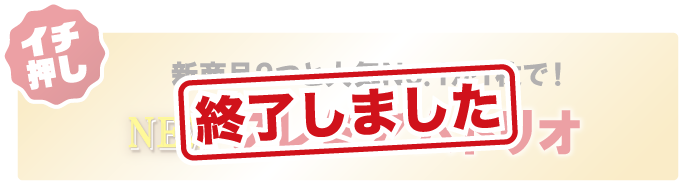 【終了しました】【イチ押し】新商品２つと人気No.1が１枚で！ NEW プレミアムトリオ