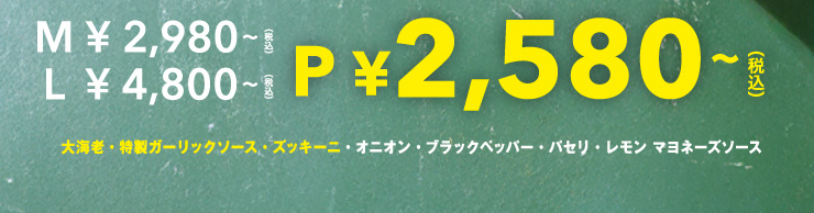 P 2,580~(ō)`  M 2,980~(ō)`  L 4,800~(ō)`
		[gbsO]CVEK[bN\[XEYbL[jEIjIEubNybp[EpZEE}l[Y\[X