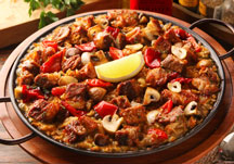 [Double portion steak] Super delicious beef steak paella