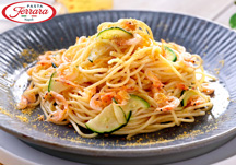 Bottarga and Sakura-ebi Shrimp Spaghetti	