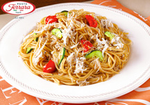 Spagetti Peperoncino with Boiled Shirasu sardine