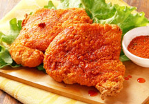 Tasty and Hot Fried Chickeni2piecesj