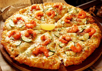 大海老のガーリックシュリンプ メニュー 宅配ピザ デリバリーピザ 出前のピザーラ Pizza La