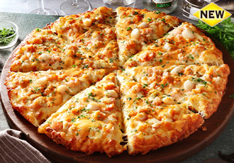 カニとウニクリームソースのピザ メニュー 宅配ピザ デリバリーピザ 出前のピザーラ Pizza La